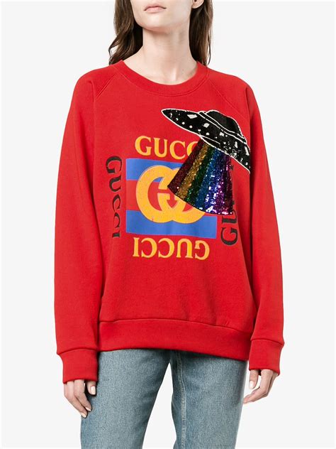 womens gucci sweatshirts|gucci ufo sweatshirt.